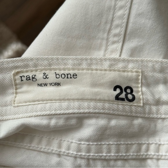 RAG & BONE Vintage White Utility Field Jeans - Picture 10 of 11
